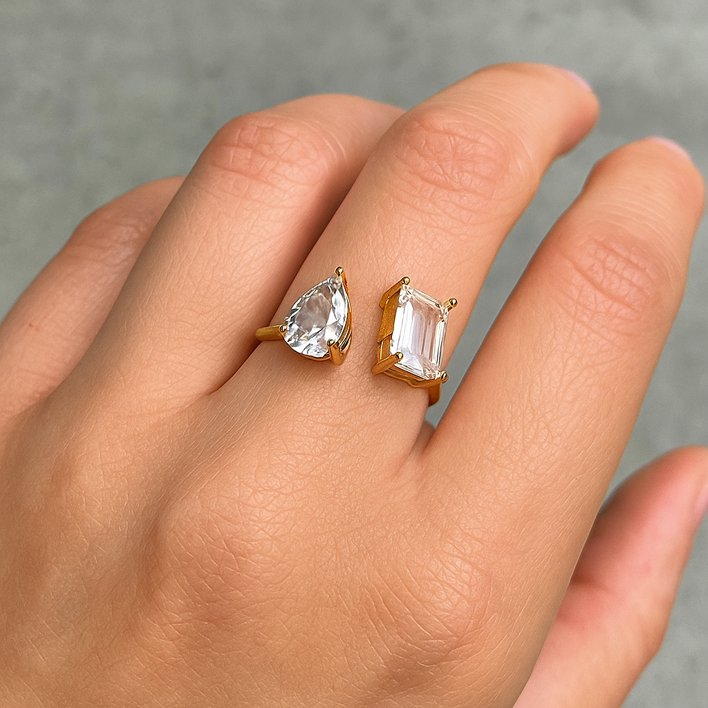 Radiant Duo Ring (Adjustable)