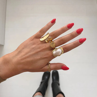 Aurapearl Ring (Adjustable)