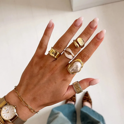 Aurapearl Ring (Adjustable)