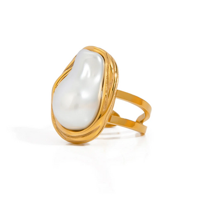 Aurapearl Ring (Adjustable)