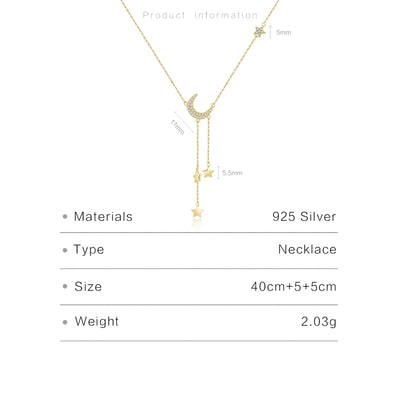 Moon & Stars Necklace | S925