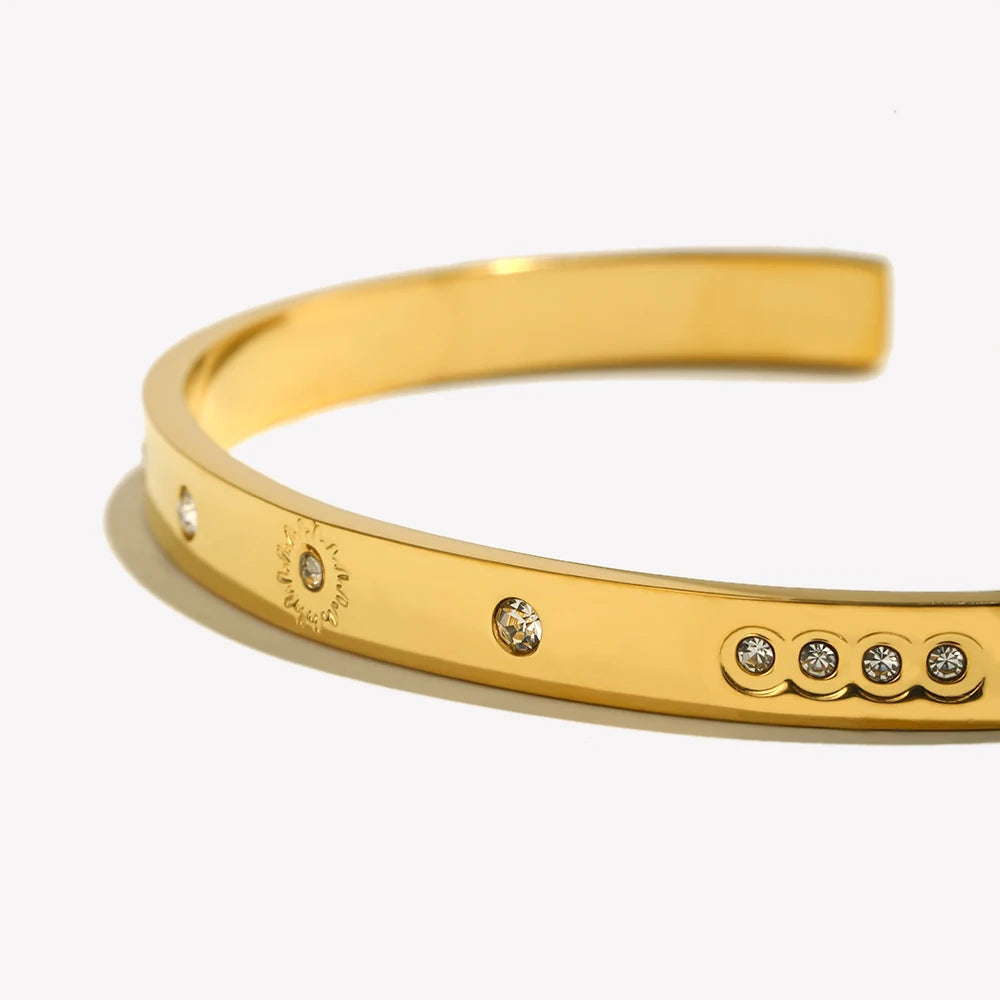 Studded Bangle Bracelet