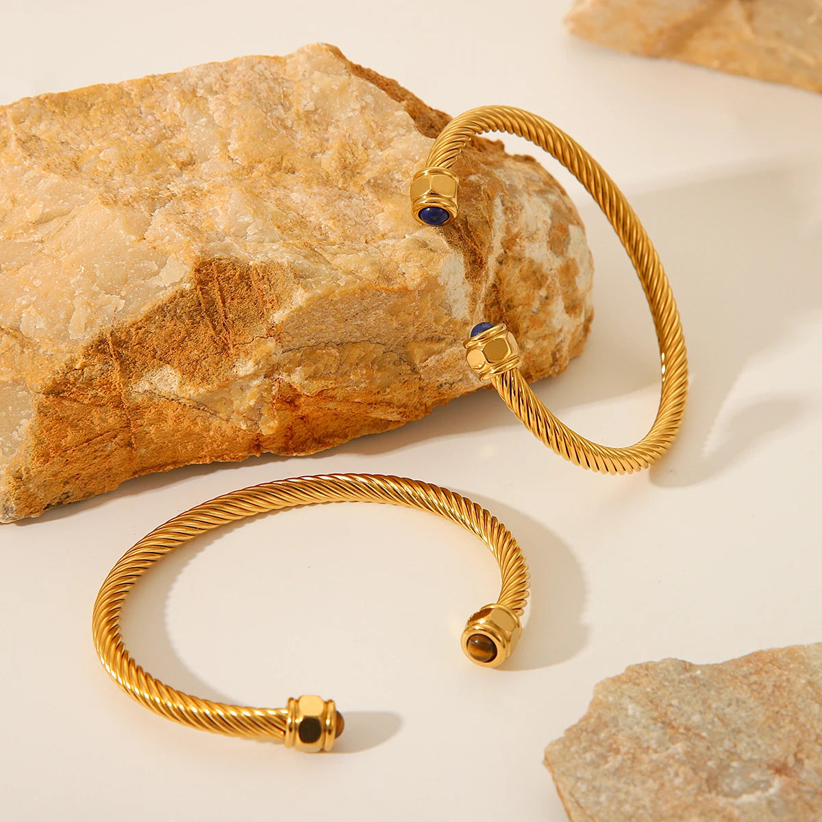 Twisted Cable Cuff Bracelet