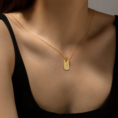 Tag Necklace | S925