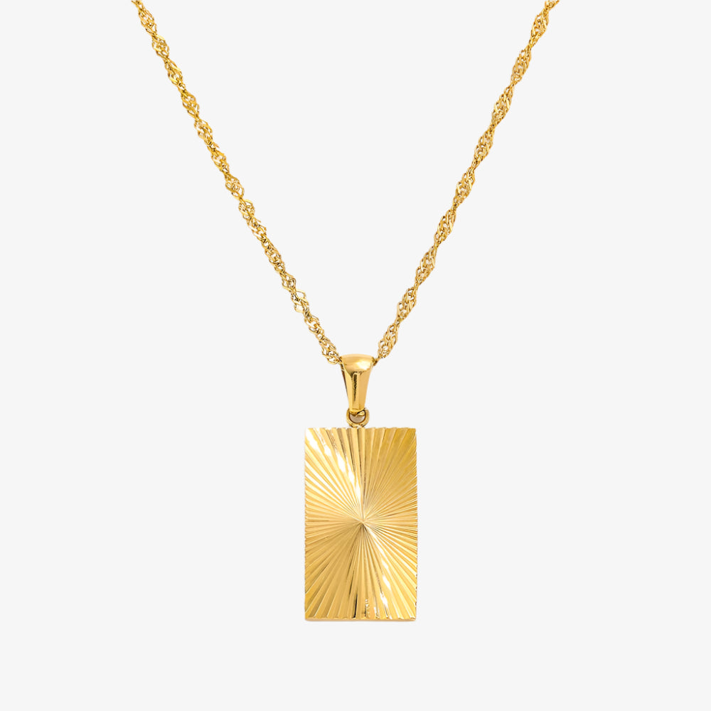 Rectangular Pendant Necklace