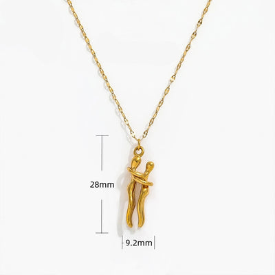 Abstract Love Necklace