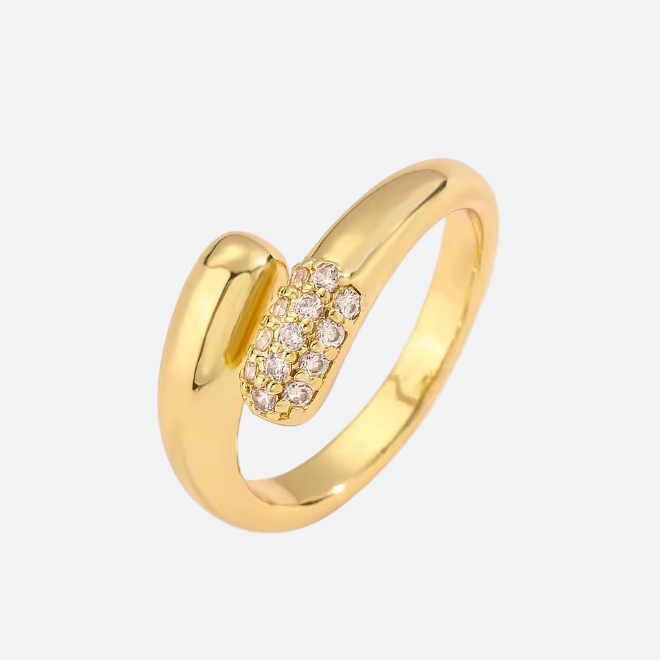 Elegant Curve Ring (Adjustable)