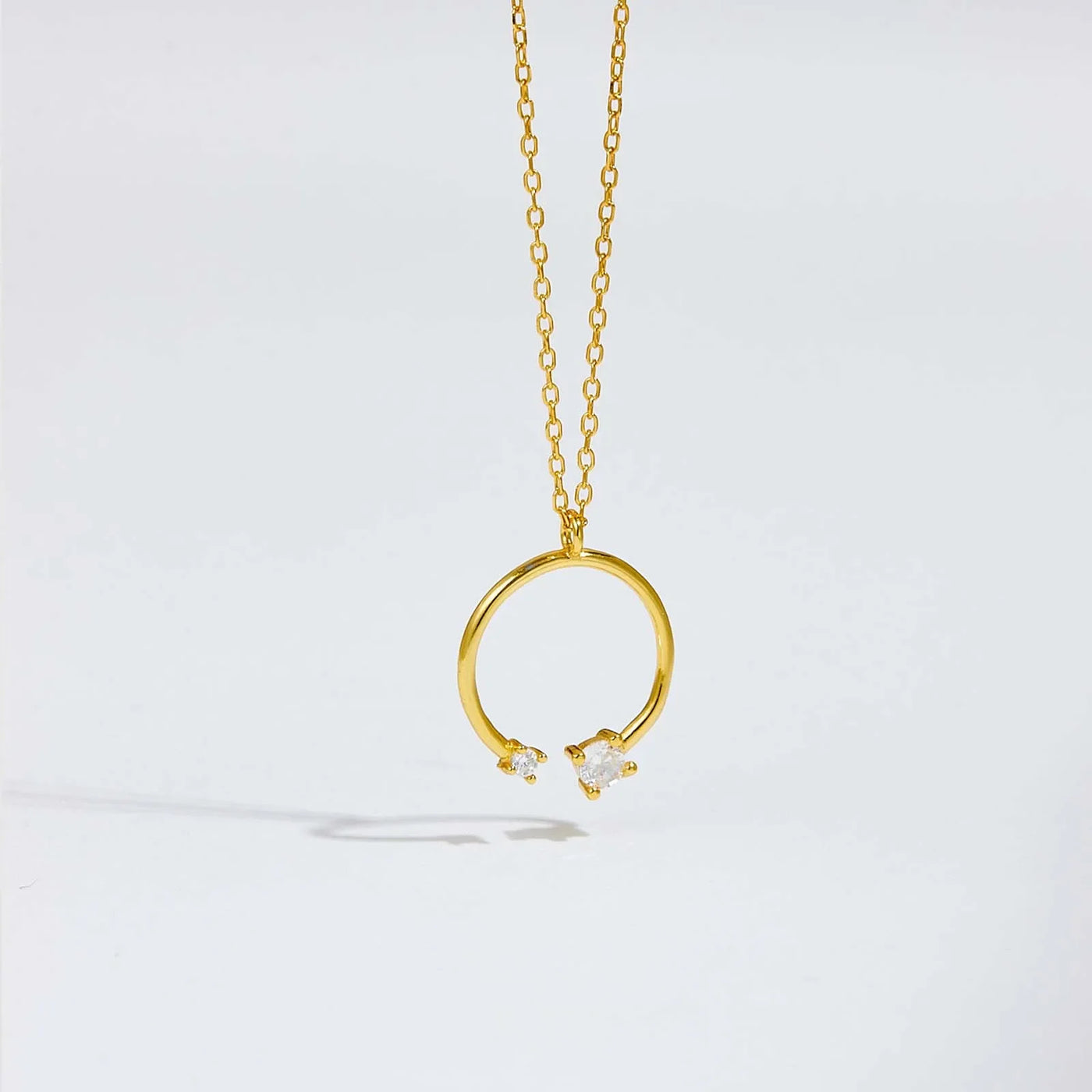 Circle Pendant Necklace | S925