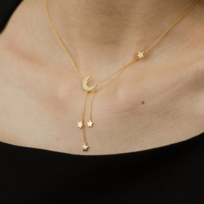 Moon & Stars Necklace | S925