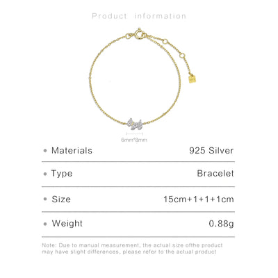 Dog Charm Chain Bracelet | S925