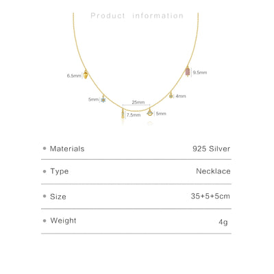 Charm Pendant Necklace | S925