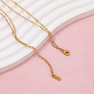 Double Layered Coin Necklace