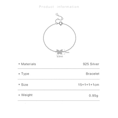 Butterfly Chain Bracelet | S925