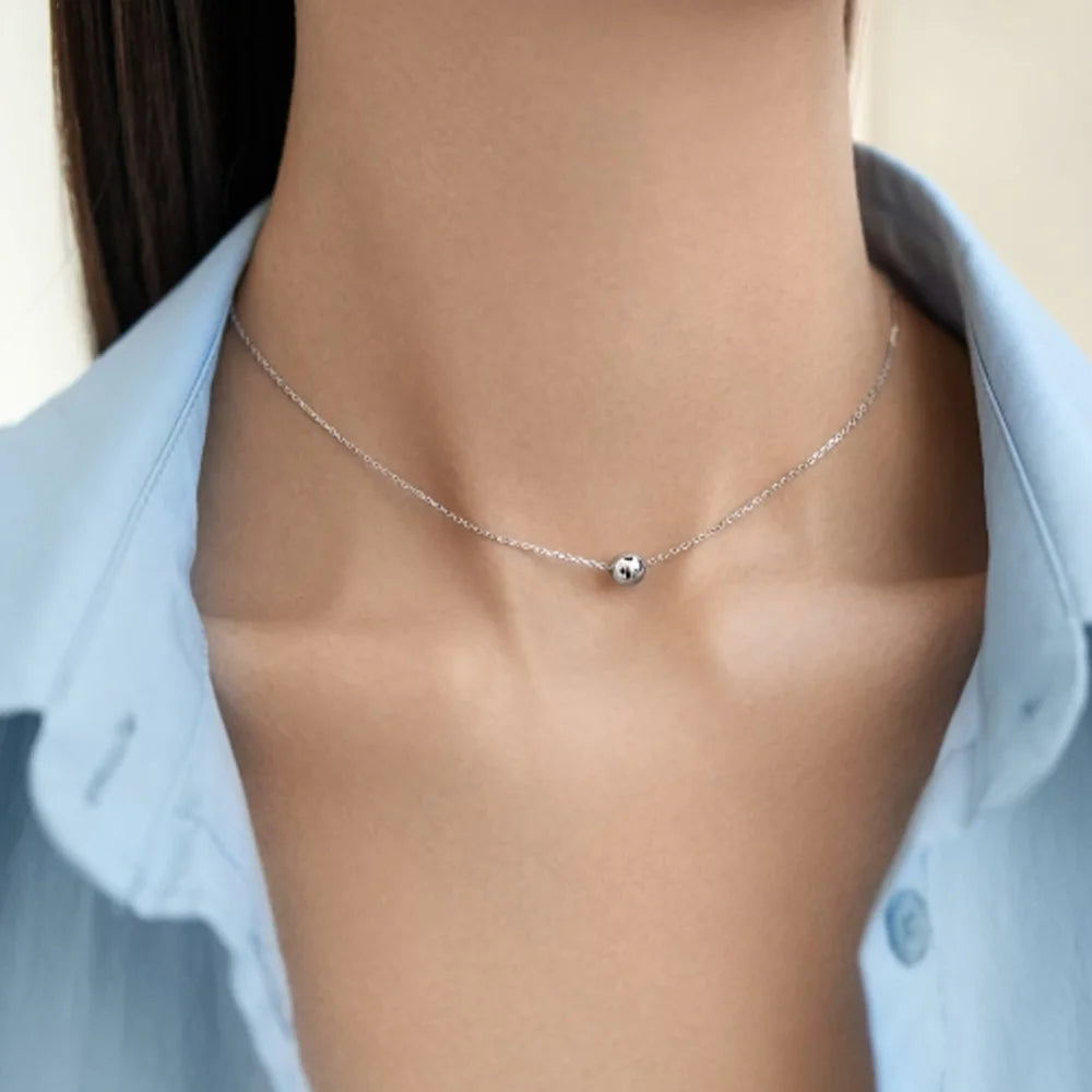 Ball Pendant Necklace | S925