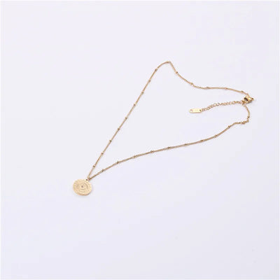 Double Layered Coin Necklace