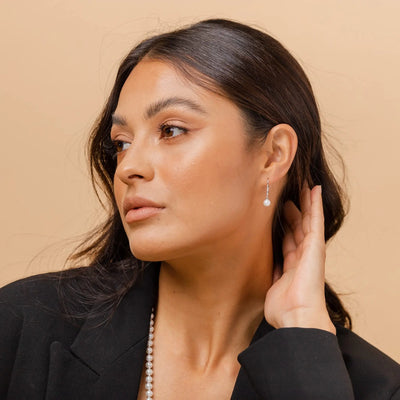 Classic Pearl Drop Earrings