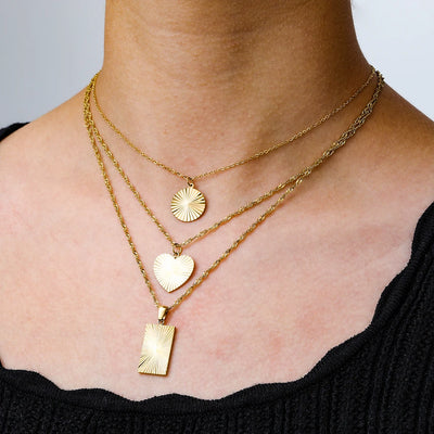 Rectangular Pendant Necklace
