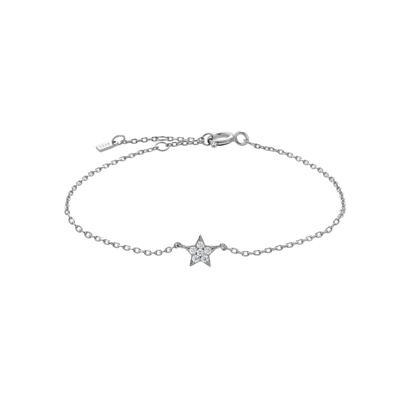 Star Beaded Chain Bracelet | S925