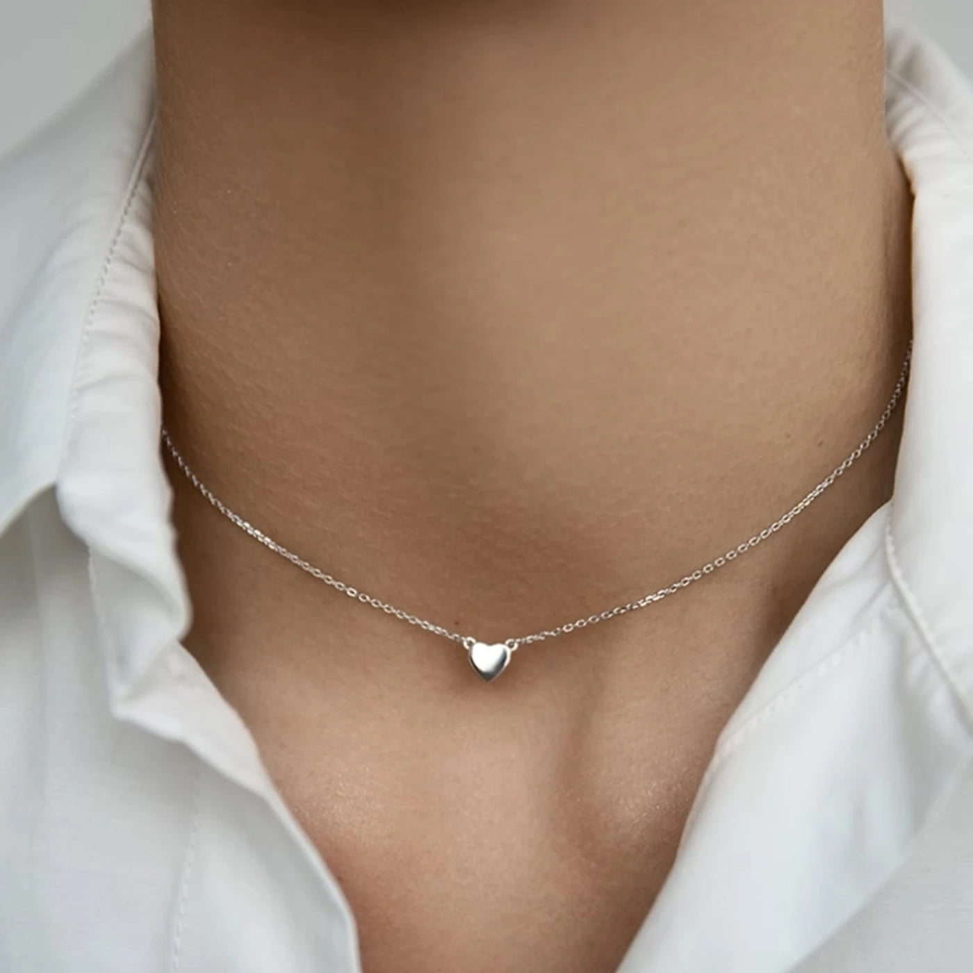Heart Pendant Necklace | S925